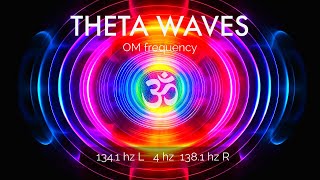 OM Frequency 1361 Hz Pure Tone Theta Wave Kaleidoscope [upl. by Jena]