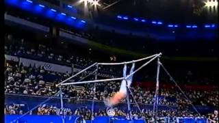 Uneven Bars Tkatchev Piked Gymnastics Video [upl. by Kresic]