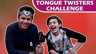 TONGUE TWISTERS CHALLENGE With Dev Joshi amp Vansh Sayani Aka Baalveer amp Vivaan Of Baalveer Returns [upl. by Enylorac]