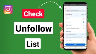 How To Check People Who Unfollowed You On Instagram 2024 [upl. by Saba]