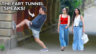 Funny Fart Prank in Central Park TROUBLE in the TUNNEL [upl. by Nitsud331]