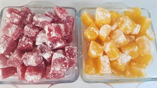 How To Make Turkish Delight Recipe In Just 5 minutes [upl. by Smart]