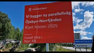 Parallellväg Öjebyn Norrfjärden [upl. by Lraed518]