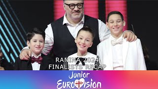 RANINA FINALISTS  JESC 2024 Georgia [upl. by Nirat210]