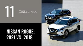 Nissan Rogue 2021 vs 2018 [upl. by Lilla]