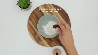 Face Powder Recipe  How To Make DIY Homemade Foundation Powder Arrowroot Powder and Kaolin Clay [upl. by Nage239]