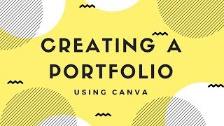 How to Create a Portfolio in Canva [upl. by Min885]