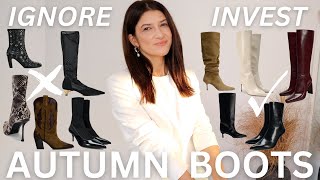 INVEST VS IGNORE AUTUMN BOOTS  THE BEST BOOTS FOR AUTUMN [upl. by Preuss]