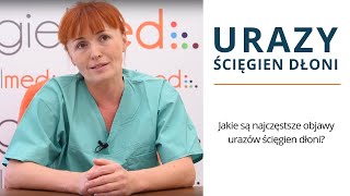 Urazy ścięgien dłoni – przyczyny skutki i leczenie [upl. by Nnylatsyrk]