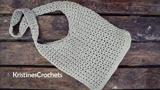 Crochet V Stitch Bag Tutorial  Simple amp Easy Pattern [upl. by Etterrag134]