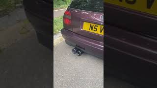 Golf mk3 vr6 sound straight pipe [upl. by Zeb]