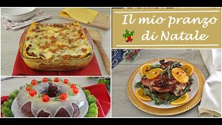 IL MIO PRANZO DI NATALE  facile ma elegante [upl. by Filia233]