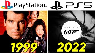 Evolution of JAMES BOND 007 PlayStation Games 19992022 [upl. by Ahtael]