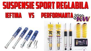 SUSPENSIE REGLABILA IEFTINA VS PERFORMANTA  MERITA  TEHNIC EP21 [upl. by Kaycee523]