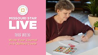 REPLAY Learn how to turn scraps into a Quilted Journal Cover with Misty Doan [upl. by Ythomit787]