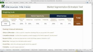 Market Segment and Analysis Tool [upl. by Summer]