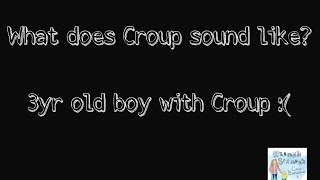 What does Croup sound like [upl. by Adnawaj]