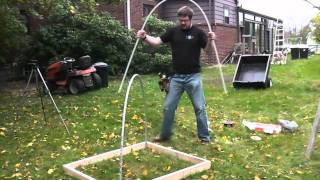 DIY PVC Green House Cold frame [upl. by Laenaj]