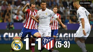 Real Madrid vs Atlético de Madrid 53 Final quotUCLquot La quotUndecimaquot 28052016 [upl. by Chiou]