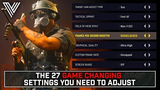 VANGUARD The 27 GAME CHANGING SETTINGS You NEED To Play With Vanguard Console  PC Best Settings [upl. by Scarface]