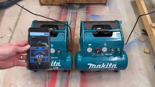 Makita Quiet Air Compressors Comparison MAC210Q amp MAC320Q [upl. by Allyn]