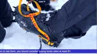 Winter Essentials How to fit and walk in crampons [upl. by Waine276]