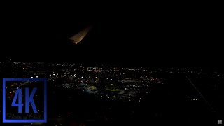 COMPLETE Night Airport amp Flight Ambience  Boston Logan International BOS  Takeoff amp Landing  4K [upl. by Iphigenia]