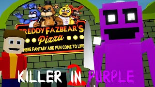 BUILDING A NEW FNAF PIZZERIA SHOVING KIDS INTO THE DUMPSTER OUTBACK  FNAF The Killer in Purple 2 [upl. by Htebesile]