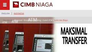 Limit Transfer  Bank CIMB Niaga [upl. by Quinlan]