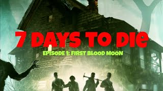 7 days to Die Multiplayer Gameplay Episode 1 First Horde Night [upl. by Amahs616]