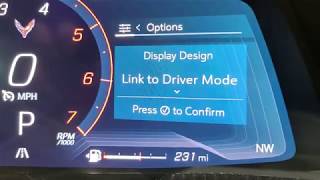 How to Configure Display Modes amp HUD on the 2020 Corvette [upl. by Ahsiuqram148]