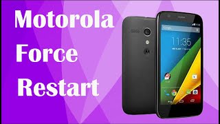 how to force restart motorola  factory reset  hard reset  stuck on boot logo  keeps rebooting [upl. by Aleunam]