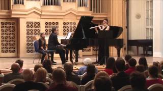 Robert Muczynski Sonata for Flute and Piano Op 14 [upl. by Llerred]