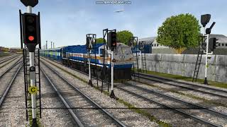 Part 1  Msts  Open Rails  14707 Ranakpur Express [upl. by Gnivre]