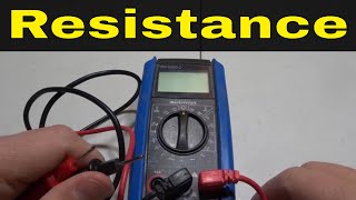 How To Measure Resistance With A MultimeterTutorial [upl. by Ilene]