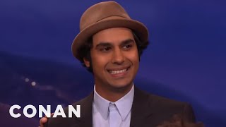 The Cast Of quotThe Big Bang Theoryquot Loves To Rag On Kunal Nayyar  CONAN on TBS [upl. by Eiloj]