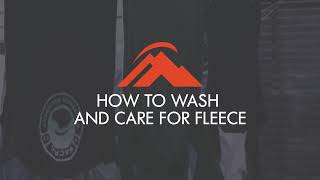 How to wash fleece [upl. by Landau136]