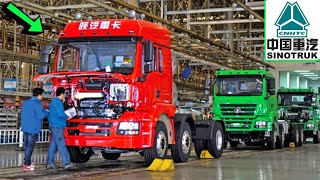 Building of TRUCKs🚛 Chinese HOWO American Peterbilt➕Kenworth trucks and Iveco production [upl. by Anim]