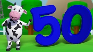 Numbers Song 1 to 50  Learn Counting Numbers  3D Nursery Rhymes For Kids by Farmees [upl. by Alenas]