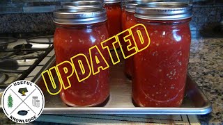 Canning Tomatoes WITHOUT a pressure cooker and No Water Bath  UPDATED  Useful Knowledge [upl. by Sacks951]