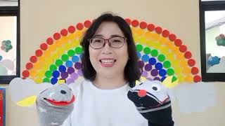 Art and Craft for Preschool Making Sock Puppet [upl. by Soraya]