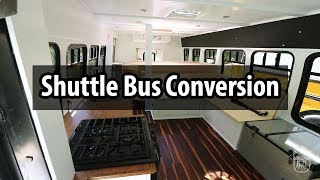 Amazing SHUTTLE BUS Conversion in 4 weeks [upl. by Eyaj]