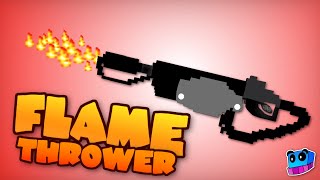 How To Make Flamethrowers in Minecraft Tutorial [upl. by Retsevlys93]