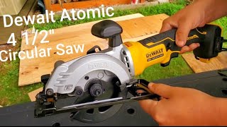 DeWalt 20v ATOMIC 4 12quot CIRCULAR SAW LIVE [upl. by Llemmart]