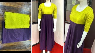 Maxi Dress Cutting amp Stitching Simple and easy method [upl. by Eceerahs]