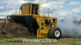 Vermeer CT616 compost turner [upl. by Gabbi]