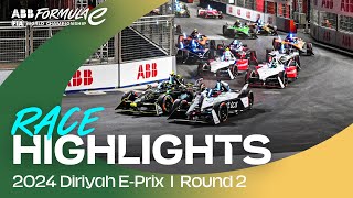 Racing under the lights  Diriyah EPrix Round 2 Race Highlights [upl. by Stranger]