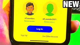 How To Have MULTIPLE SnapChat Accounts on ANY iPhone  Android EASY [upl. by Fondea275]