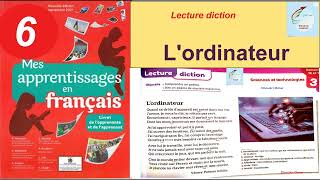 Lecture diction Lordinateur 6AEP Choukri Omar [upl. by Oralie622]