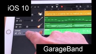 Garageband on iPad with iOS  a tutorial [upl. by Hyams476]